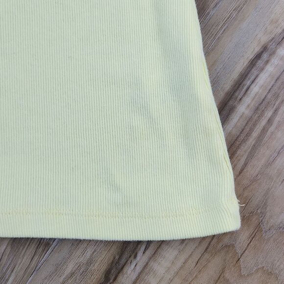 💜Wonder Nation Yellow Ribbed Sleeveless Top Girl's XLarge - Picture 5 of 8